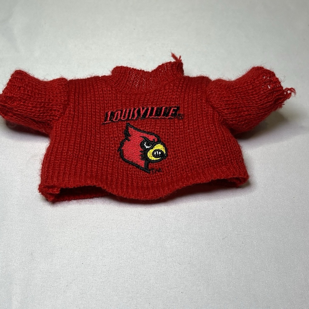 University Of Louisville Doll Sweater Elf Plushy College‎ Team Cardinal Red Mini